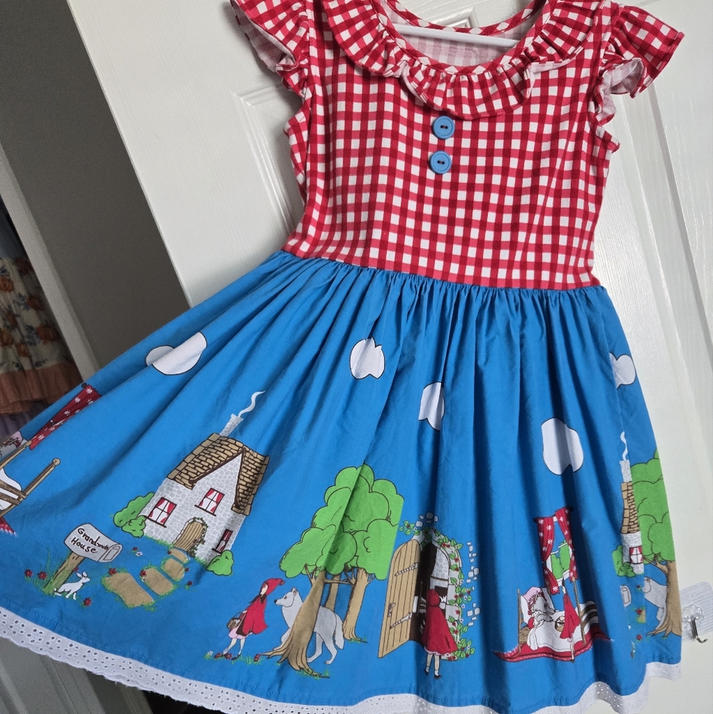 Eleanor rose red riding hood dress